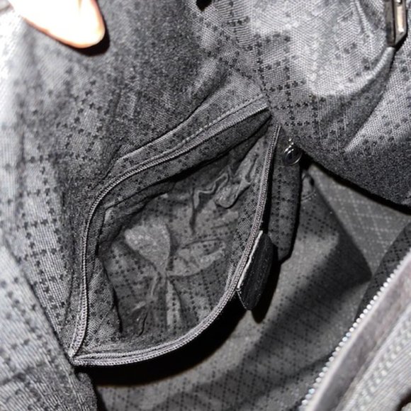 GUCCI AUTHENTIC EUC XL HOBO NYLON WITH LEATHER TRIM BAG - Picture 11 of 14